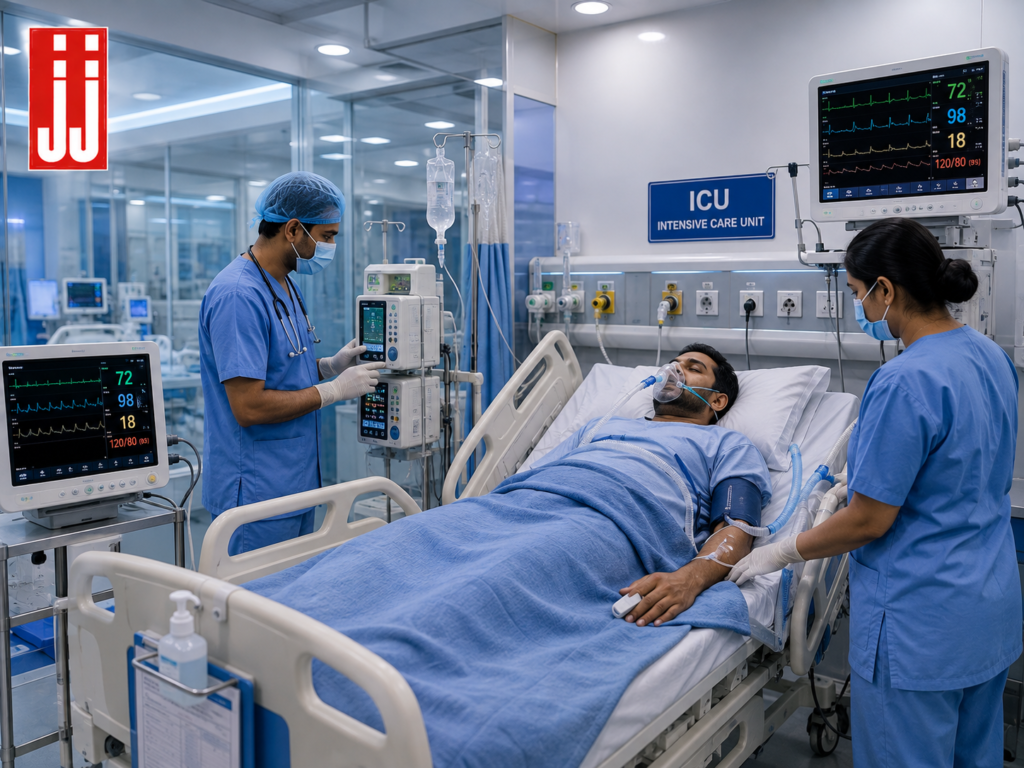 Intensive Care Unit (ICU) at Jeeva Janki Hospital (JJ Hospital), Madurai